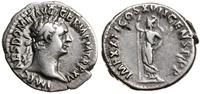 denar 95-96, Rzym, Aw: Głowa cesarza w wieńcu la