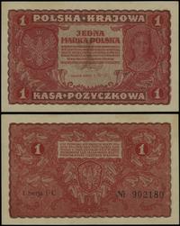 1 marka polska 23.08.1919, seria I-FC, numeracja