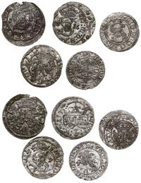 zestaw 5 monet, Wilno, szelągi: 1616, 1618, 1619