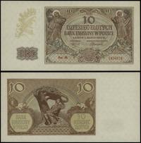 10 złotych 1.03.1940, seria M, numeracja 1854679
