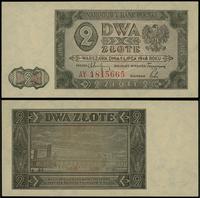 2 złote 1.07.1948, seria AY, numeracja 1815665, 