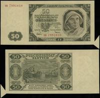 50 złotych 1.07.1948, seria BH, numeracja 799101