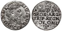 trojak 1620, Kraków, moneta z bardzo ładnym blas
