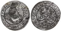 6 krajcarów 1674, Brzeg, duża głowa księcia, pęk
