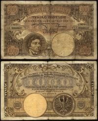 1.000 złotych 28.02.1919, seria SA, rzadki, Miłc