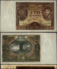 100 złotych 9.11.1934, Ser. AV. , znak wodny: dw