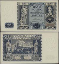 20 złotych 11.11.1936, seria AS, numeracja 29964