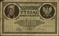 1.000 marek polskich 17.05.1919, seria ZT, numer