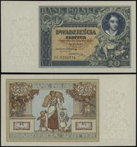 20 złotych 20.06.1931, seria DK, numeracja 62245
