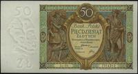 50 złotych 1.09.1929, seria DR, bardzo ładnie za