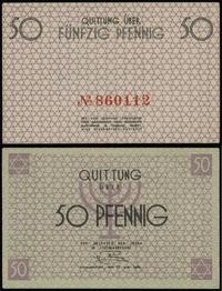 50 fenigów 15.05.1940, numeracja 860112 w kolorz