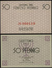 50 fenigów 15.05.1940, numeracja 860119 w kolorz