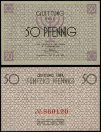 50 fenigów 15.05.1940, numeracja 860120 w kolorz