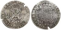 patagon 1637, Antwerpia, srebro, 26.95 g, pęknię