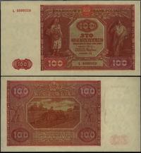 100 złotych 15.07.1946, seria L, delikatne przeg