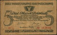 5 marek polskich 17.05.1919, Seria IZ, poplamion