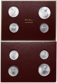 Watykan (Państwo Kościelne), zestaw 4 monet, 1951 (XIII rok pontyfikatu)