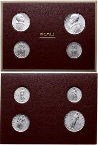 zestaw 4 monet 1951 (XIII rok pontyfikatu), Rzym