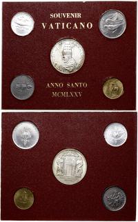 zestaw 4 monet i medal 1975 (XII rok pontyfikatu