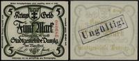 5 marek (Kriegs-Geld) 12.10.1918, bez znaku wodn