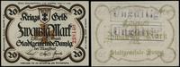 20 marek (Kriegs-Geld) 12.10.1918, bez znaku wod