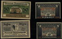 zestaw 2 banknotów plebiscytowych, 25 fenigów 20