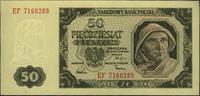 50 złotych 01.07.1948, Seria EF, piękne, Miłczak
