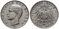 3 marki 1910 D, Monachium, miejscowa patyna, AKS