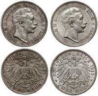 zestaw 2 x 2 marki 1907 A, 1911 A, Berlin, razem
