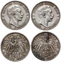 Niemcy, zestaw 2 x 2 marki, 1904 A, 1907 A