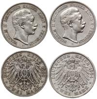 Niemcy, zestaw 2 x 2 marki, 1900 A, 1904 A