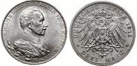 3 marki 1913 A, Berlin, popiersie cesarza w mund