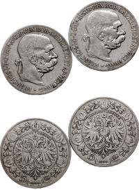 Austria, lot 2 x 5 koron, 1900