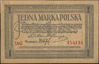 1 marka polska 17.05.1919, Seria I AG, przełaman