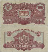100 złotych 1944, w klauzuli "OBOWIĄZKOWE", seri