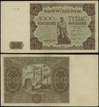 1.000 złotych 15.07.1947, seria B, numeracja 896
