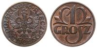 1 grosz 1936, Warszawa, pięknie zachowana moneta