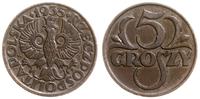 5 groszy 1935, Warszawa, moneta polakierowana, P