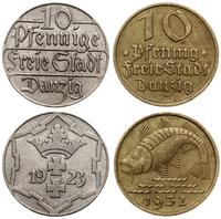 Polska, zestaw: 2 x 10 fenigów, 1923, 1932