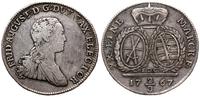 2/3 talara (gulden) 1767, Drezno, z inicjałami E