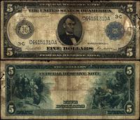5 dolarów 1914, Federal Reserve Note, duży forma