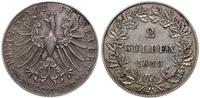 2 guldeny 1849, Frankfurt, ryski w tle, rzadszy 