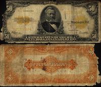50 dolarów 1922, Gold Certificate, duży format, 