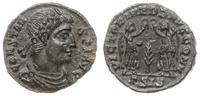 mały follis 347-348, Siscia, Aw: Popiersie cesar