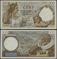 100 franków 13.03.1941, seria Y 19785 / 174, num