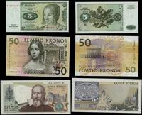 zestaw różnych banknotów, zestaw 3 banknotów: