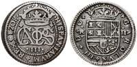 2 reale 1708, Barcelona, srebro, 4.88 g, Cayon 7