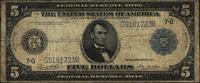 5 dolarów 1914, Federal Reserve Note, seria G, K