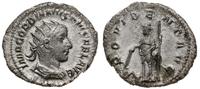 antoninian 243-244, Rzym, Aw: Głowa cesarza w ko