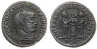 follis 318-319, Siscia, Aw: Popiersie cesarza w 